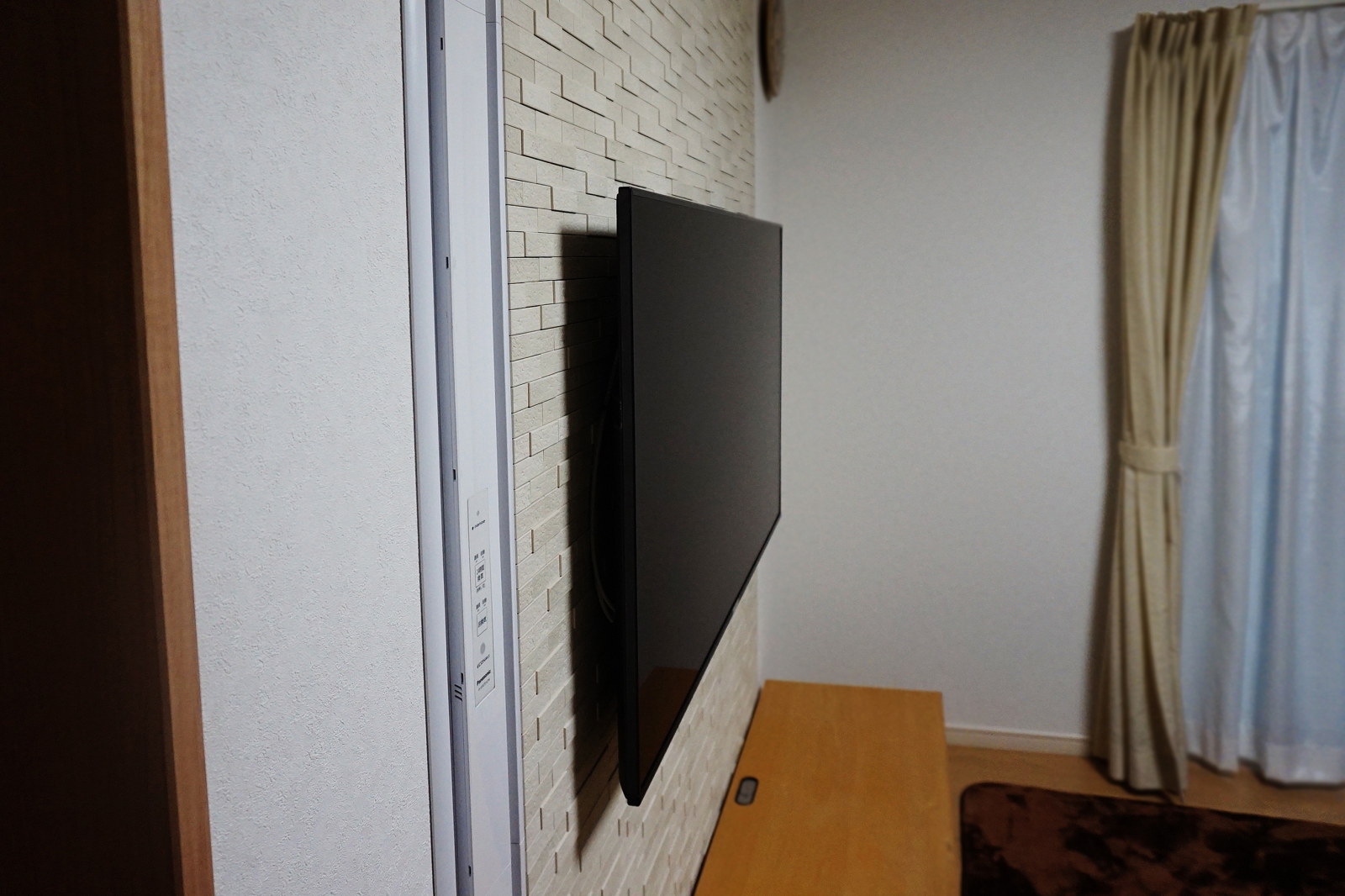 念願のテレビを壁掛けをジャストップ工法で実現 画像No.1