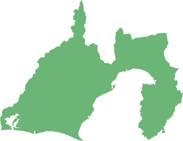 静岡県の地図 カトー電器の出張エリア